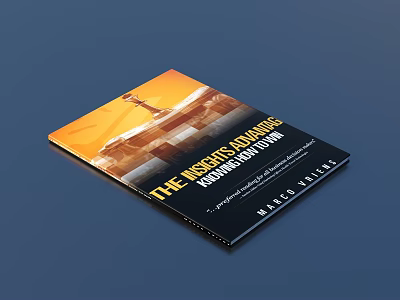 Ancient Adventures Historical Exploration Book With Orange Cover And Ancient Ruins 3d model