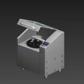 Industrial Equipment With Transparent Lid Stainless Steel Body Circular Workbench And Digital Control