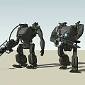 Modern Robot Game Avatar 3d model