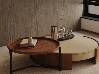 Modern coffee table model