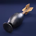 grenade torpedo howitzer projectile missile weapon 3d model