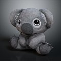 Muppet Toy Koala Toy Muppet Doll Doll Children's Toy Plush Toy Cartoon Toy 3d model