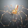 Modern machine spider robot steampunk spider spider robot mecha spider 3d model