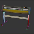 Electronic Large Format Digital Plotter With Metal Stand And Control Panel