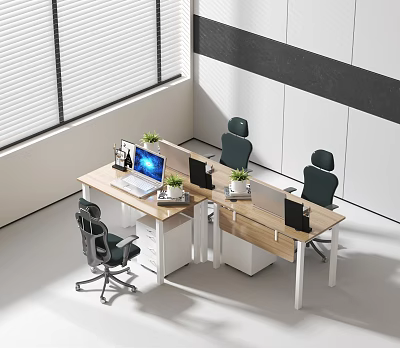 modern office desk and chair 3d model modern office desk and chair 3d model
