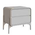 Quiet Bedside Cabinet 3d model