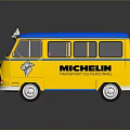 Bus Large Bus CMB Medium Van Large Van Bus School Bus Van Box Car 3d model
