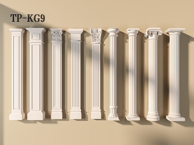 Roman Column Styling Column 3d model