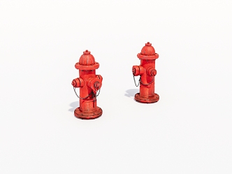 Old fire hydrant 3d model