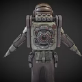Detailed Full Body Astronaut In Tactical Spacesuit With Helmet Backpack Gear 3D Render