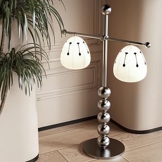 floor lamp lantern 3d model