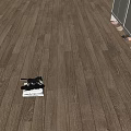 Natural Wood Flooring In Modern Living Room With Light Brown Grain And Golden Decor