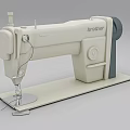 Brother White Industrial Sewing Machine Heavy Duty with Stable Base and Durable Design