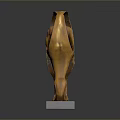 Artistic Bronze Decorative Sculpture With Two Human Figures Embracing And Square Marble Base