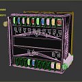 Electronic Control Module With Multiple Terminal Ports Front Panel Buttons And Indicator Lights