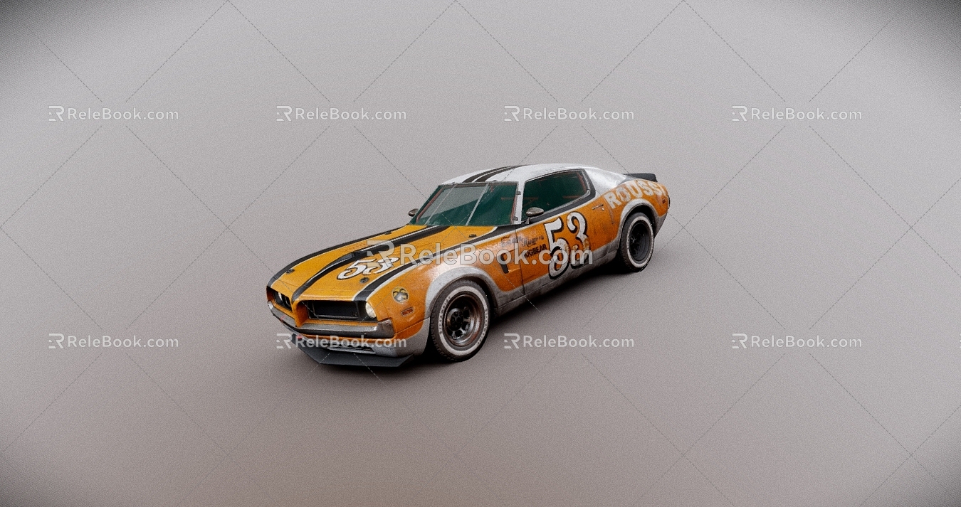 Modern Car Racing 3d model