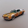 Modern Car Racing 3d model