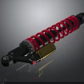 High Quality Hardware Tool Shock Absorber With Red Spring Black Body And Golden Component