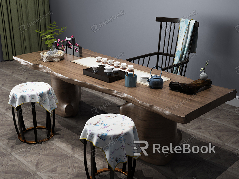 New Chinese Tea Table and Chair Tea Table model