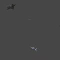 Modern Military Fighter Jet With Sleek Gray Camouflage And Aerodynamic Structure