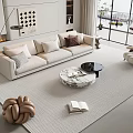 Modern Sofa Coffee Table Combination Sofa Coffee Table 3d model