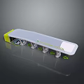Laptop Charging Station With Multiple USB Ports And Modern Yellow White Design