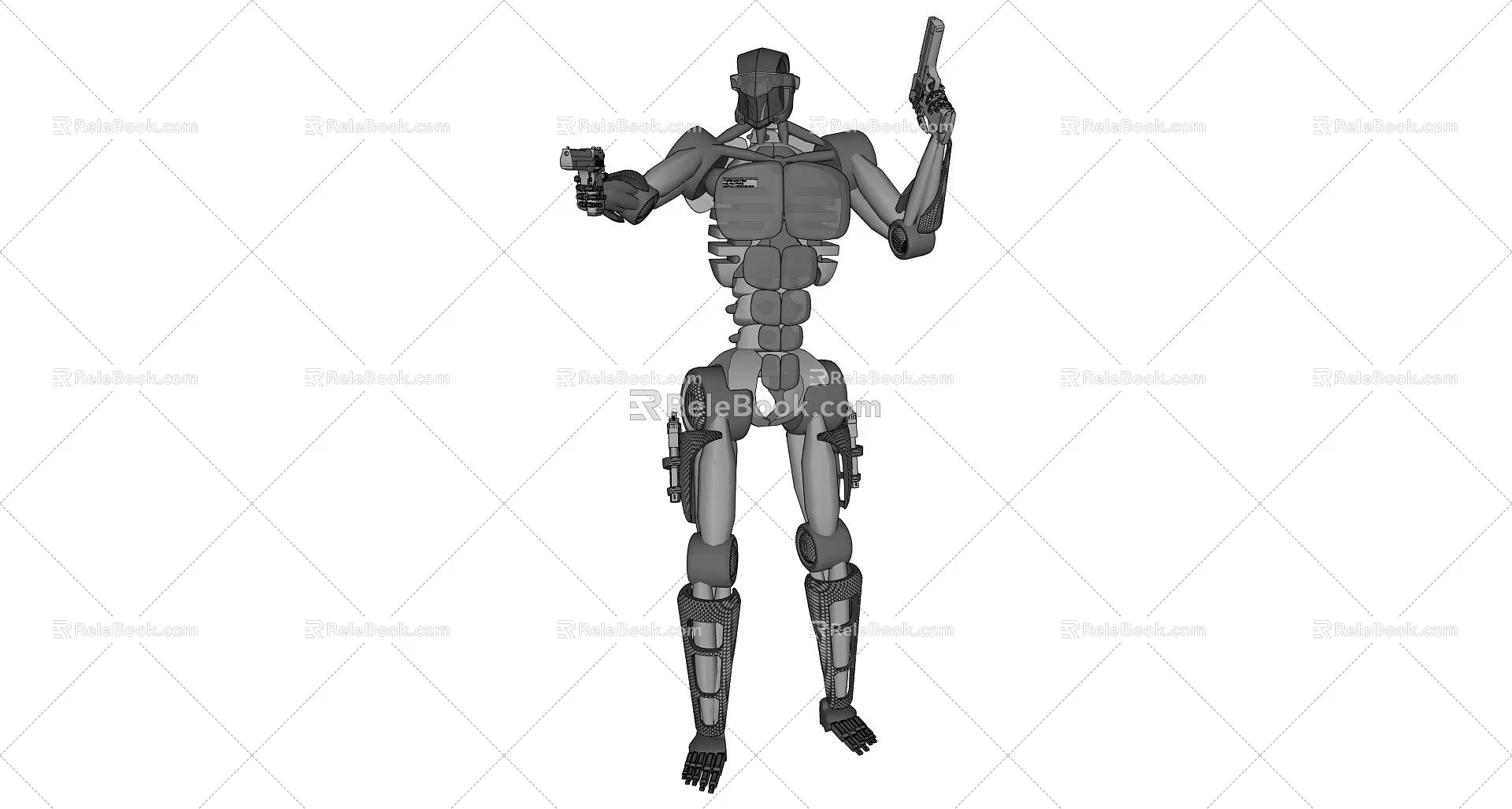 intelligent robot 3d model