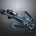 Crossbow Mechanical Crossbow Shift Bow and Arrow Shoot Far Equipment Weapons High-tech Crossbow 3d model