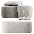Modern sofa stool 3d model