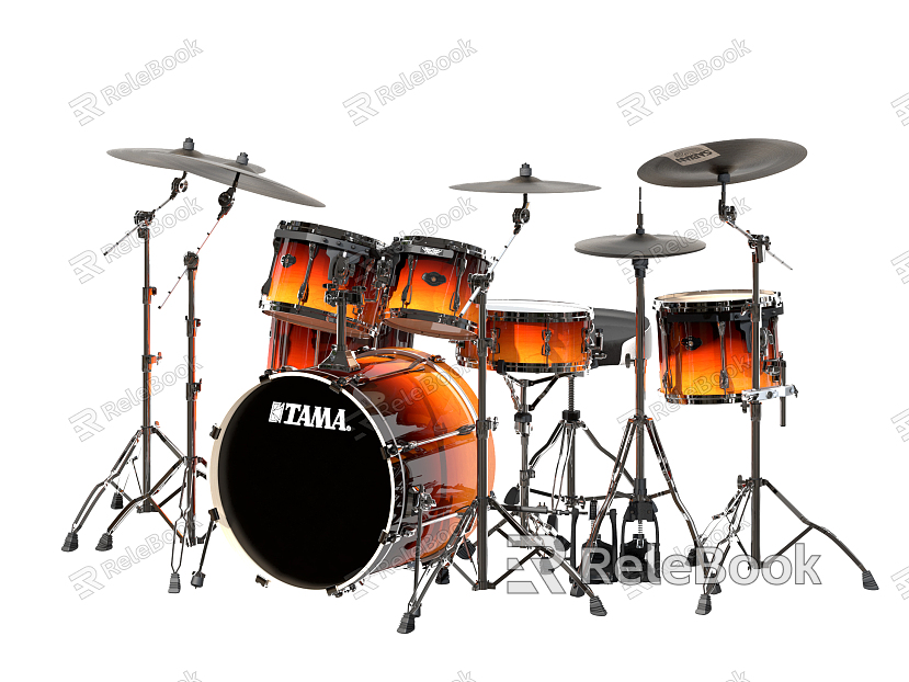 Modern drum set model