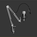 Modern Microphone Amplifier Capacitor Microphone High-end Microphone Mike Capacitor Mike High-end Mike 3d model