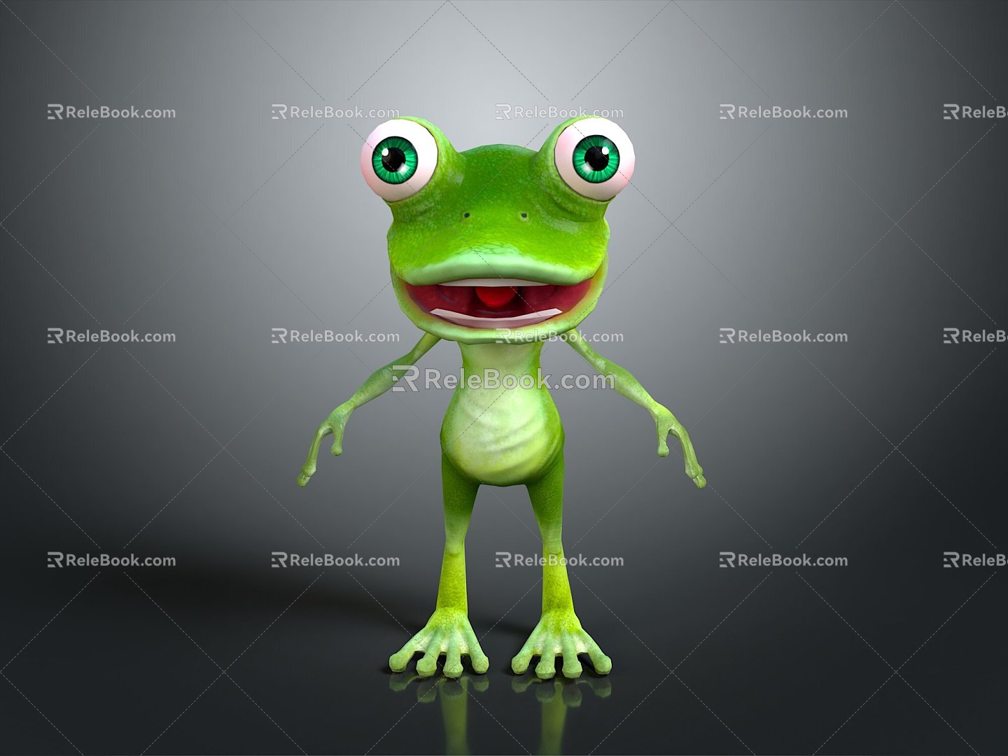 Frog Frog Frog Poison Frog Game Frog Reptile Cold Blooded Animal Reptile Reptile 3d model