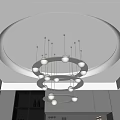 Ceiling Circular Ceiling 3d model