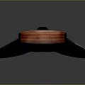Shovel Garden Tool Design With Red Wooden Handle And Silver Metal Blade