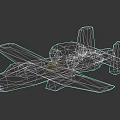 Cartoon Style Blue Fighter Jet With Yellow Engines And Red Patterns On Wings