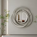 Modern Mirror Dressing Mirror Art Mirror Alien Mirror Floor Mirror Irregular Mirror Full-length Mirror 3d model