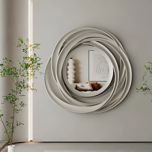 Modern Mirror Dressing Mirror Art Mirror Alien Mirror Floor Mirror Irregular Mirror Full-length Mirror 3d model