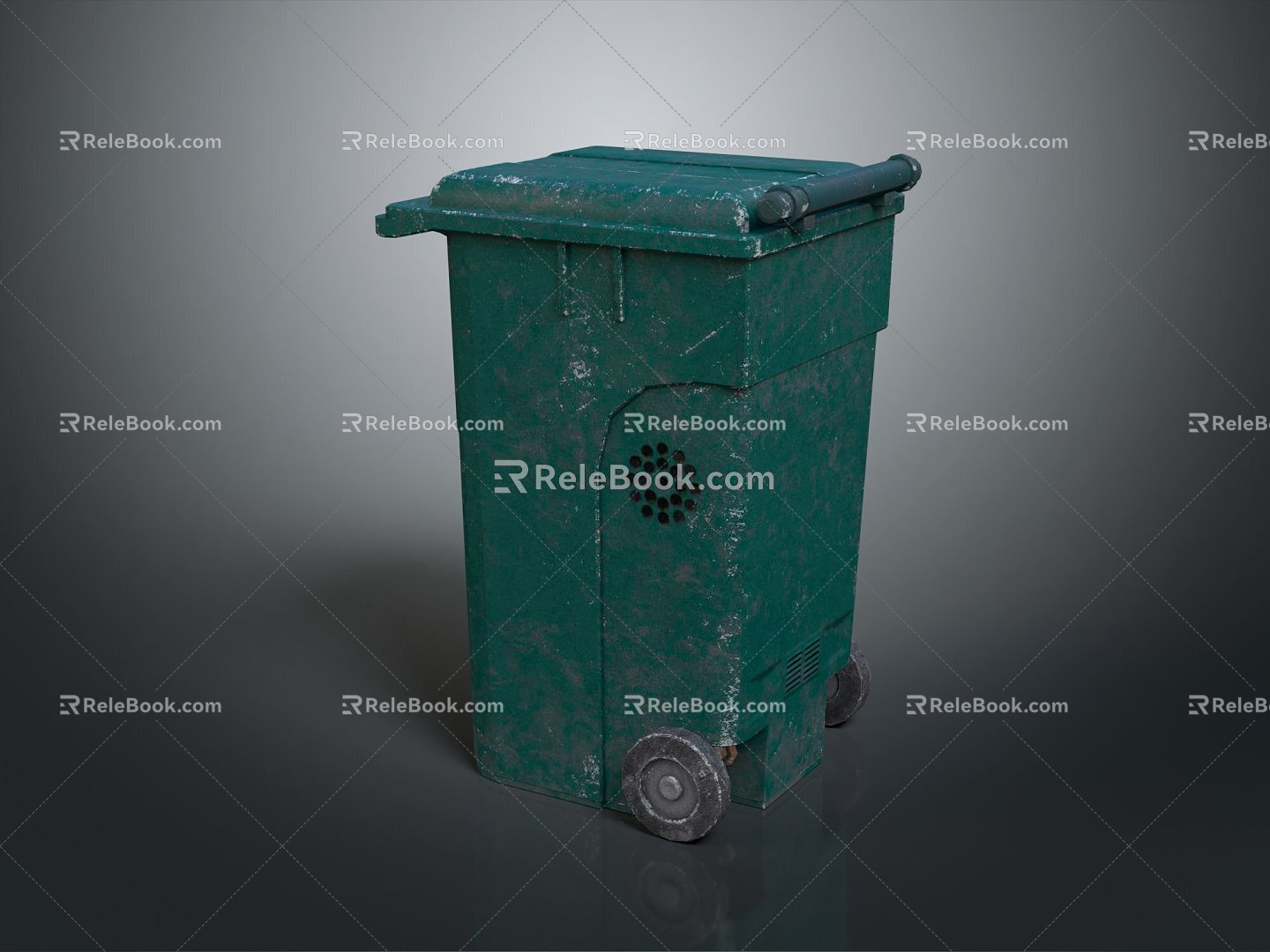 Outdoor trash can Outdoor trash can Public trash can Street trash can 3d model