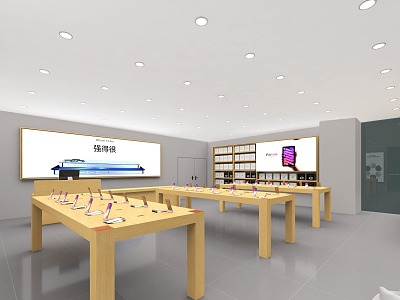 Modern Mobile Phone Store Smart Phone Experience Hall Mobile Phone Table model