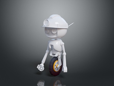 Industrial Robot Single Wheel Robot Double Wheel Robot Assistant Small Robot model