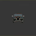 Vintage Blue Car With Red Rust On Roof And Classic Design Details