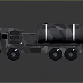 Two Heavy Duty Military Transport Trucks With Camouflage Design And Large Cargo Tanks 3D Rendering