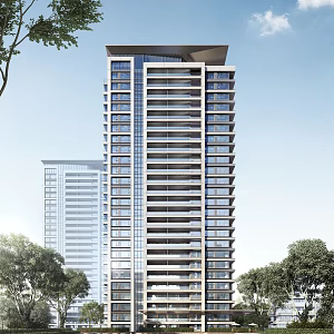 Modern Residential Building Renheng High-rise Residential Building 3d model