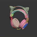 Adorable Pink Cat Ears Headphones With Modern Design And Soft Ear Cups