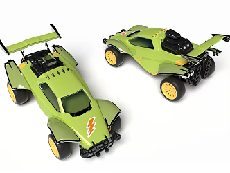 Toys Racing sports car Buggy Cool Car Model Children's Toys 3d model