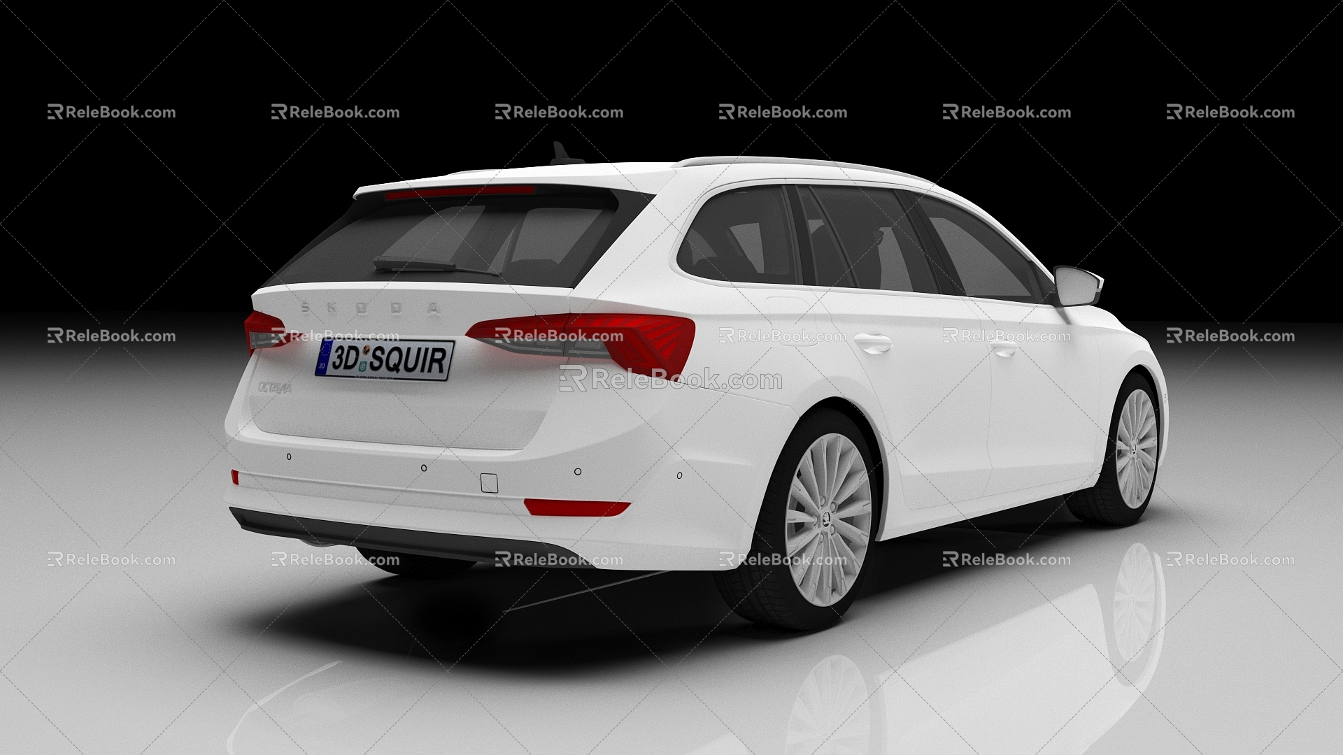 Volkswagen Skoda large car off-road vehicle car private car car home joint venture car 3d model