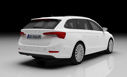 Volkswagen Skoda large car off-road vehicle car private car home joint venture car 3d model