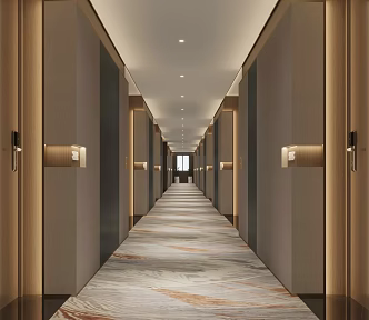 Modern Hotel Away 3d model
