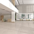 Simple Lobby Hall Library Foyer 3d model