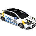 Chevrolet Cruze racing paint 3d model